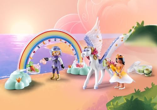 Playmobil Pegasus with Rainbow in The Clouds