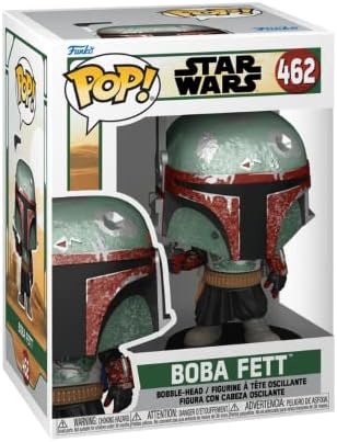 Funko Pop 462 Movies 63385 Star Wars Bobba Fett Metallic