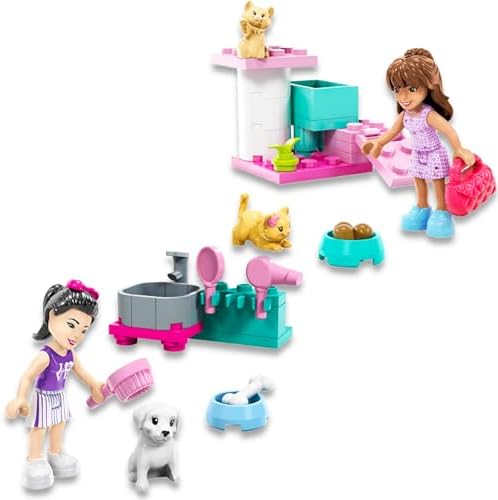 Barbie Pet Boutique Playset - 16 Pc Barbie Pet Grooming Care Building Set