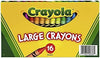 Crayola Binney Smith CrayolaR Large Crayon Set Lift-Lid Box Assorted Colors Box Of 16
