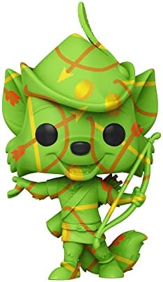 Funko Pop Pop Artist Series Disney Treasures of The Vault - Robin Hood Multicolor - Disney Standard Characters - Amazon - Collectable Vinyl Figure