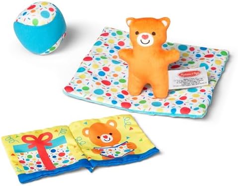 Melissa & Doug Melissa Doug Wooden Surprise Gift Box Infant Toy 5 Pieces Baby Toy Gift
