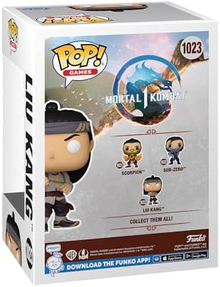 Funko POP Mortal Kombat 1- Liu Kang - God of Fire - Mortal Kombat Game Franchise - Collectable Vinyl Figure