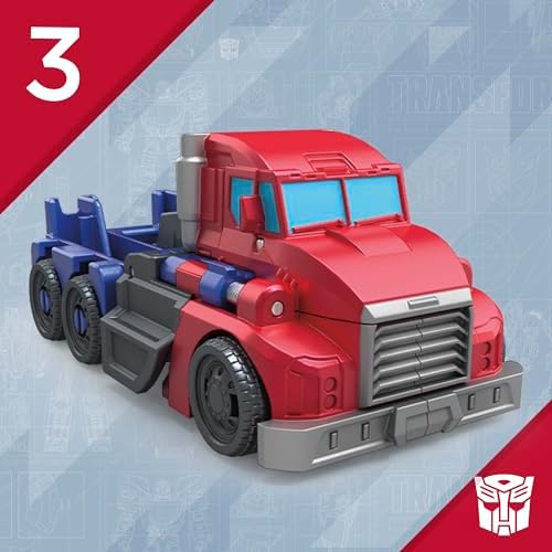 Hasbro Transformers 1-Step Flip Heroes 3-Pack 4-Inch Wheeljack Bumblebee and Optimus