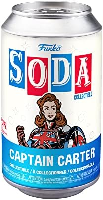 Funko Vinyl SODA Marvel What If - Captain Carter - 16 Odds for Rare Chase Variant - Marvel Comics - Collectable Vinyl Figure