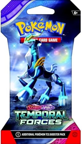 Pokemon TCG Scarlet and Violet Temporal Forces Sleeved Booster Pack 8 Packs