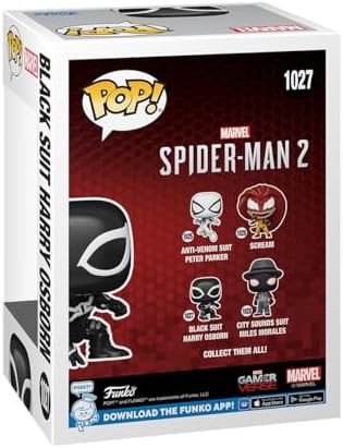 Funko POP Gamerverse - Harry Osborn - Black Suit - Spider-Man 2 Video Game - Collectable Vinyl Figure