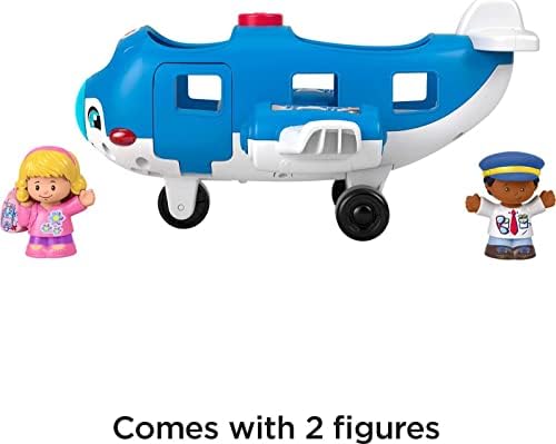 Fisher-Price Little People Musical Toddler Toy Travel Together Airplane with Lights