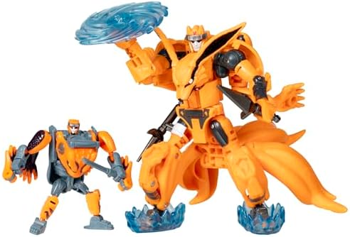 Transformers Collaborative Naruto Shippuden Kurama Gamakichi Anime Action Figures 8