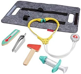 Fisher-Price Preschool Toy Patient and Doctor Set 7-Piece Kit for Medical Pretend Play