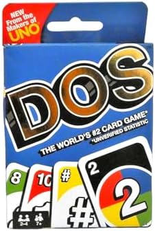 Mattel Uno Card Game Bundled with Dos Card Game Multicolor
