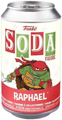 Funko Vinyl SODA Teenage Mutant Ninja Turtles TMNT - Raphael - 16 Odds for Rare Chase Variant - Collectable Vinyl Figure