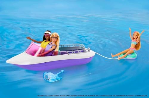 Barbie Mermaid Power Dolls Toy Boat Playset