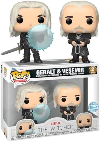 Funko Pop Television Geralt Vesemir 2-Pack Multicolor