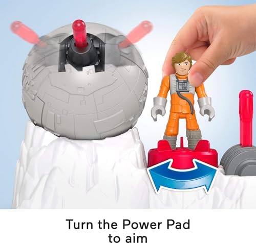 Fisher-Price Imaginext Star Wars Rebel Base Cannon Launcher with Luke Skywalker Metal