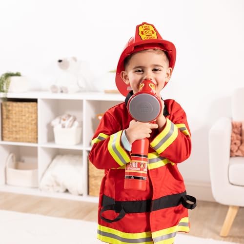 Melissa & Doug Melissa Doug Fire Chief Role Play Costume Dress-Up Set Pretend Fire