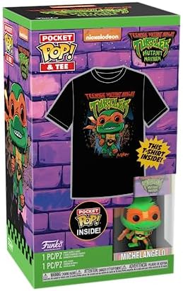 Funko Pocket Pop Tee Teenage Mutant Ninja Turtles Mutant Mayhem - Michelangel - XS