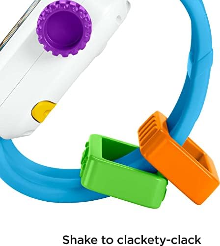 Fisher-Price Baby to Toddler Toy Laugh Learn aTime to Learn Smartwatch with Lights Music