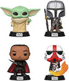 Funko Pop Star Wars Mandalorian 4 Pack Amazon Glow in The Dark