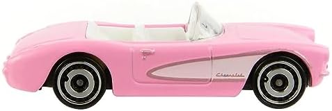 Hot Wheels 1956 Corvette Barbie The Movie Pink Long Card