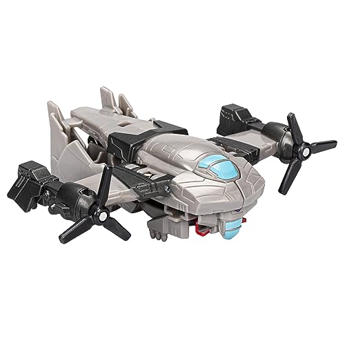 Transformers EarthSpark 1-Step Flip Changer Soundwave 4-Inch Action Figure Robot for