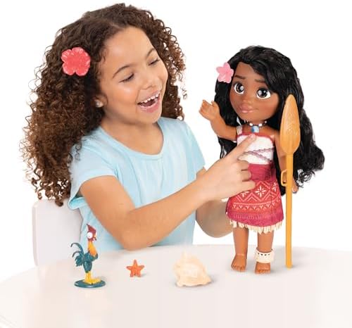 Disney Moana 2 My Singing Friend Moana Doll Heihei Figure Playset