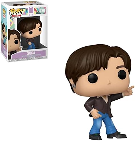 Funko POP BTS - Dynamite - Suga Funko Pop Vinyl Figure Bundled with Compatible Pop Box