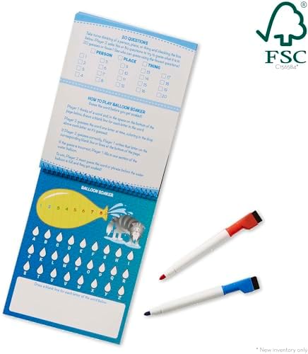 Melissa & Doug Melissa Doug On the Go Game On Reusable Wipe-Off Activity Pad Reusable