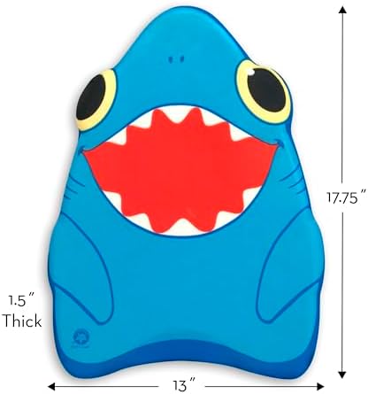 Melissa & Doug Melissa Doug Sunny Patch Spark Shark Kickboard - Learn-to-Swim Pool Toy