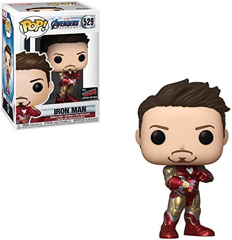 Funko Pop Marvel Avengers Endgame - Tony Stark Iron Man 3 with Gauntlet Fall Convention