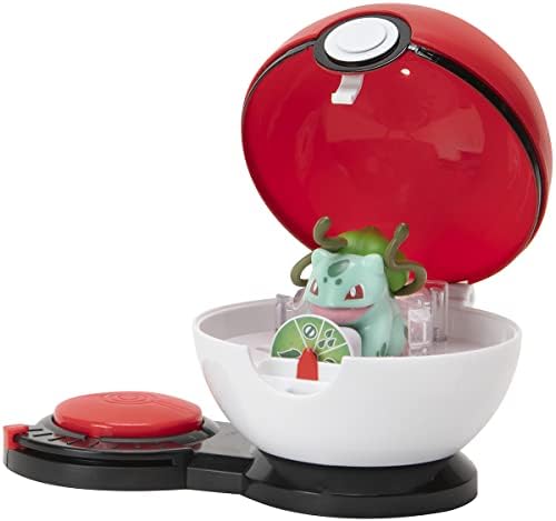 Pokemon Surprise Attack Game Featuring Pikachu and Bulbasaur - 2 Surprise Attack Balls -