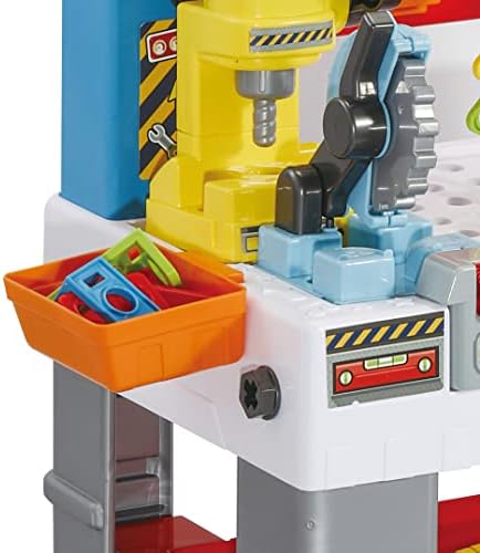 VTech My Busy Workbench Interactive Toddler Toy Pretend Play Tools 100 Pieces Lights