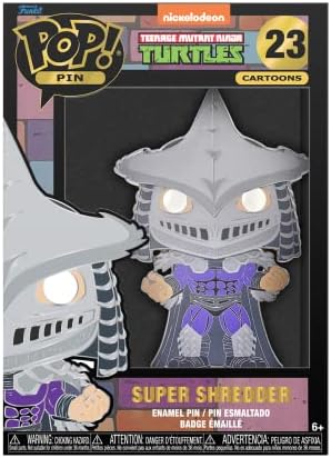 Funko Pop Enamel Pin Teenage Mutant Ninja Turtles - Super Shredder Glow in The Dark