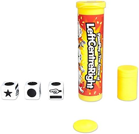 Spin Master Left Center Right Dice Game - Styles Vary TubeTin