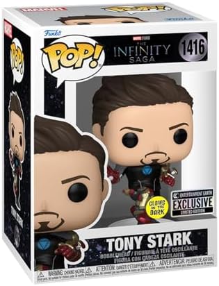 Funko POP Iron Man 3 Tony Stark Suit-Up Glow-in-The-Dark Funko Vinyl Figure 1416 -