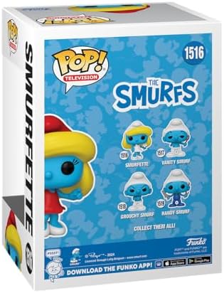 Funko POP TV Smurfs - Smurfette - 16 Odds for Rare Chase Variant - Smurfs - Collectable Vinyl Figure