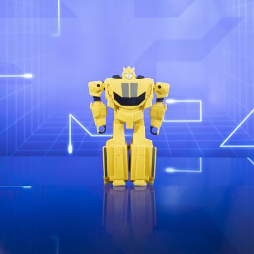 Transformers EarthSpark 1-Step Flip Changer Soundwave 4-Inch Action Figure Robot for