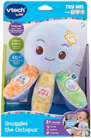 VTech Baby Snuggles The Octopus Musical Plush Toy