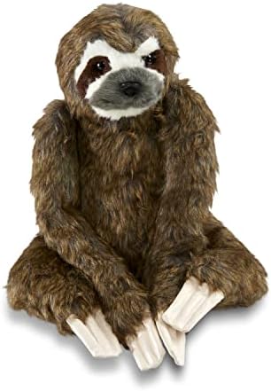Melissa & Doug Melissa Doug Lifelike Plush Sloth Stuffed Animal 12W x 14.5H x 9D in