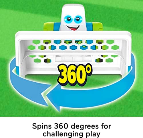 Fisher-Price Electronic Soccer Game Goaldozer Toy Motorized Net with Lights Sounds for