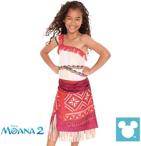 Disney Moana 2 Moana Dress Costume for Girls Adventure Outfit Fashion for Pretend Play