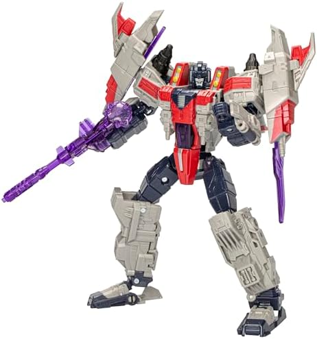 Transformers Legacy United Voyager Class Cybertron Universe Starscream 7-inch Converting