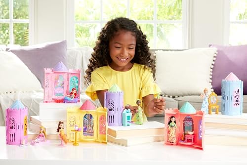 Mattel Disney Princess Tower Surprise Small Dolls Stacking Playset