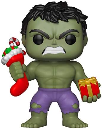 Funko Pop Marvel Holiday - Hulk with Stocking Figure Multicolor