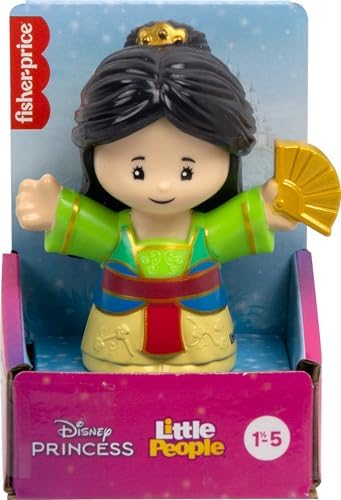 Fisher-Price Disney Princess Mulan Little People Single Character Figure Toddler Toy for