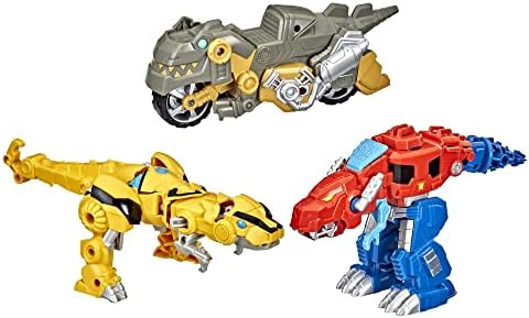 Transformers Playskool Primal Team-Up 3-Pack with Optimus PrimeBumblebee and Grimlock