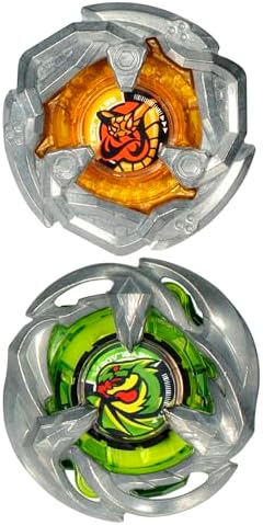 Beyblade X Gale Wyvern 5-80GB and Tail Viper 3-80HN Dual Pack Set with 2 Right-Spinning