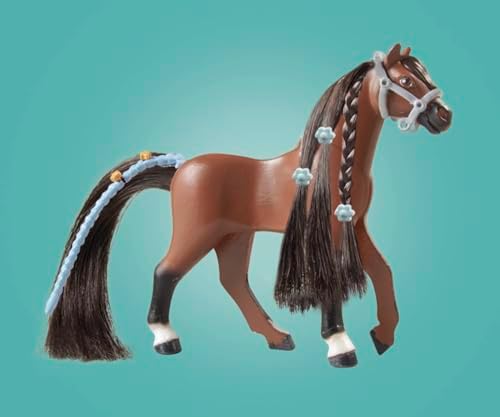 Playmobil Horses of Waterfall Jumping Arena with Zoe and Blaze
