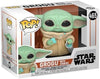 Funko POP Star Wars The Mandalorian - Grogu The Child Baby Yoda with Cookie - Vinyl