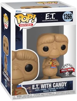Funko POP Tee E.T.- E.T. with Reeses - Extra Large - XL - T-Shirt - Clothes with Collectable Vinyl Figure